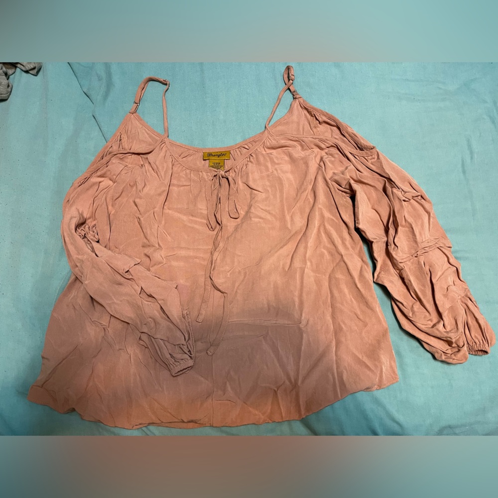 Wranglers bunched long sleeve size small